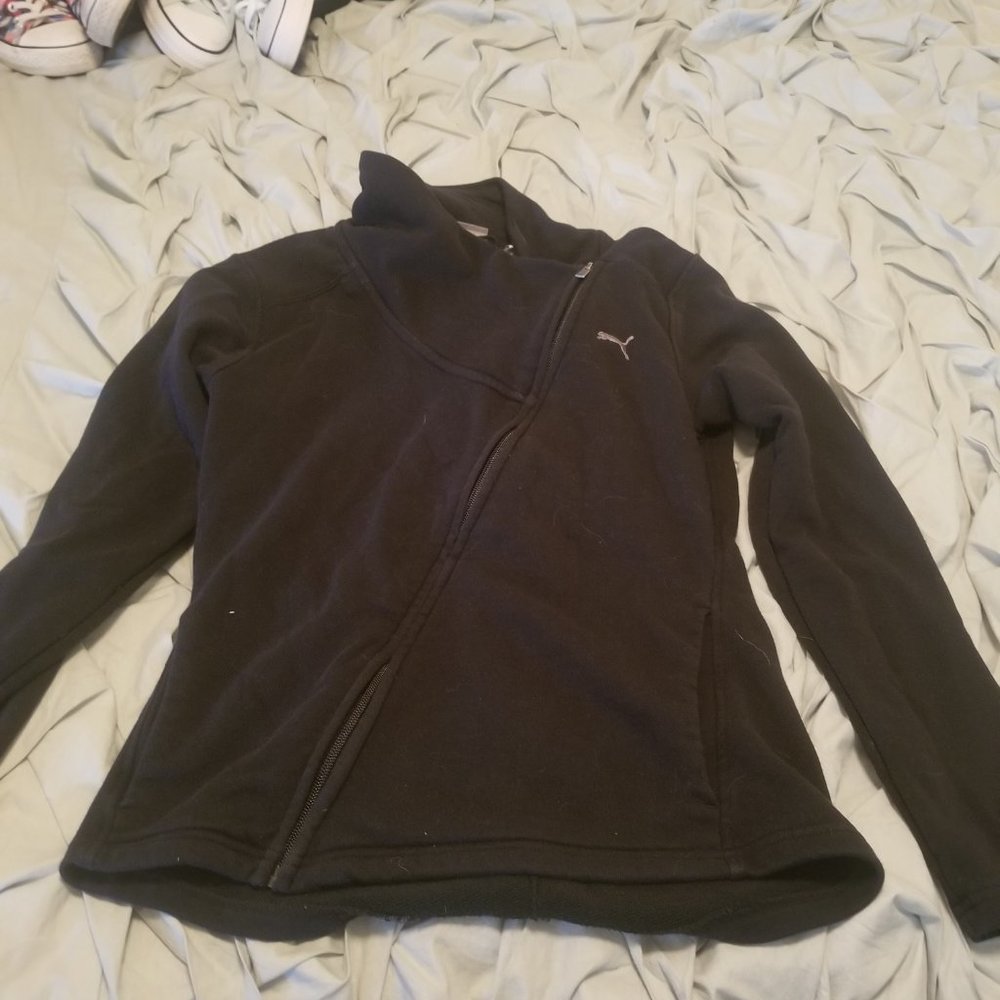 Puma Womens Sweater Pop Up Collar